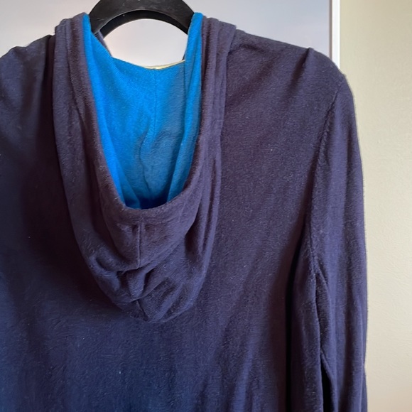 RW&CO. Navy Hoodie with Zip - Picture 3 of 4